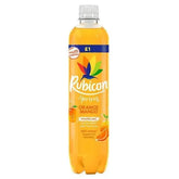 Rubicon Spring Orange Mango Sparkling Spring Water with Fruit Juice 500ml (Case of 12)  Adomoo